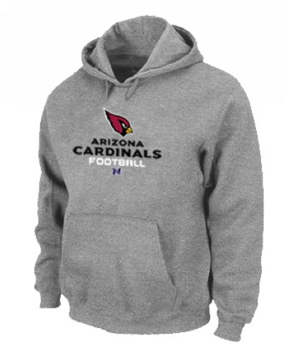 NFL Men's Nike Arizona Cardinals Critical Victory Pullover Hoodie - Grey